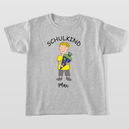 Einschulung Schulkind - Junge mit Schultüte 1 | Tシャツ