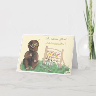 Einschulungskarte – liebevoll handgezeichnet Junge カード