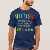 Einstein Autism Awareness Autistic Autism Moms Tシャツ (正面)