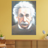 Einstein by Carol Broderick キャンバスプリント (インサイチュ (リビング))