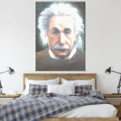 Einstein by Carol Broderick キャンバスプリント (インサイチュ (寝室))