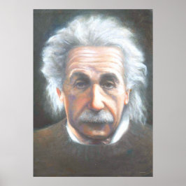 Einstein by Carol Broderick, science, painting ポスター