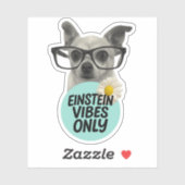 Einstein Vibes Only – Smart & Sassy Sticker シール (シート)