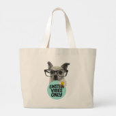 Einstein Vibes Only – Tote Bag ラージトートバッグ (裏面)