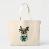 Einstein Vibes Only – Tote Bag ラージトートバッグ (正面)