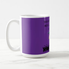 Einstein's graduation motto royal purple コーヒーマグカップ