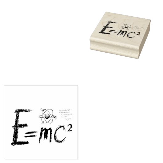  Einstein's Theory of Relativity. Formula ラバースタンプ (押印)