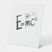  Einstein's Theory of Relativity. Formula 台座サイン (正面)