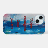 Einzigartige Handy Hülle iPhone 15ケース (裏面横)