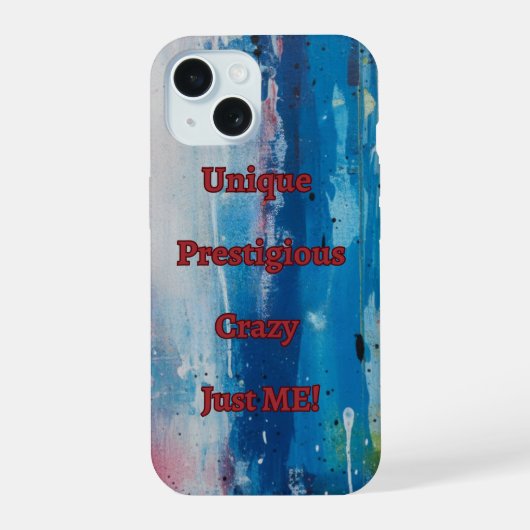 Einzigartige Handy Hülle iPhone 15ケース (裏面)
