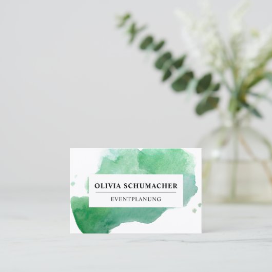 Einzigartige Moderne Abstrakt Visitenkarte 名刺 (スタンド正面)