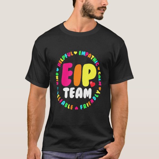EIPチーム早期介入プログラムの介入E Tシャツ (正面)