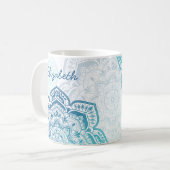 Eira Mandala 11 oz. Personalized Mug コーヒーマグカップ (正面左)