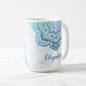 Eira Mandala 15 oz. Personalized Mug コーヒーマグカップ (正面右)