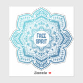Eira Mandala Personalized Custom-Cut Vinyl Sticker シール (シート)