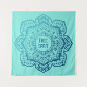 Eira Mandala Personalized Tapestry タペストリー (正面)