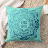 Eira Mandala Personalized Throw Pillow クッション (ブランケット)