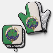 Éire go Brách - アイルランドよ永遠に 鍋つかみ&鍋敷きセット (正面/裏面)