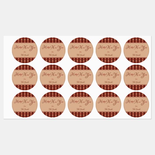 EIREANN年末年始の食品ラベル ラベル (シート)