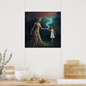 "Eirene’s Woodland Crossing” – A Surreal Reality ポスター (キッチン)