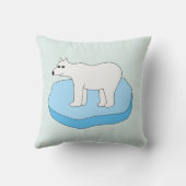 Eisbär auf der Eisscholle クッション (裏面)