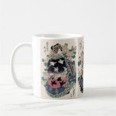 Eisenの日本のな芸者のプリントのマグ コーヒーマグカップ (左)