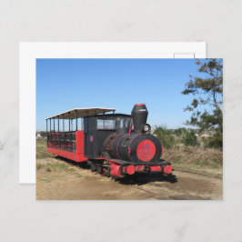 eisenbahn,fährt zum Praia do Barril,portugal ポストカード