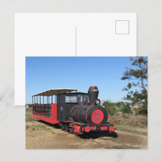 eisenbahn,fährt zum Praia do Barril,portugal ポストカード
