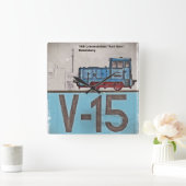 Eisenbahnuhr スクエア壁時計 (ホーム)