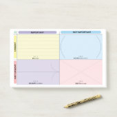 Eisenhower Matrix Post It ポストイット (デスク)