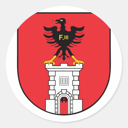 eisenstadt，オーストリア ラウンドシール (正面)