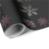 Eiskristalle, silber, pink ラッピングペーパー (ロールコーナー)
