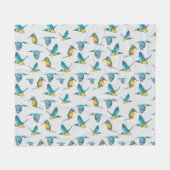 Eisvogel フリースブランケット (正面(横))