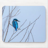 Eisvogel im Ansitz マウスパッド (正面)
