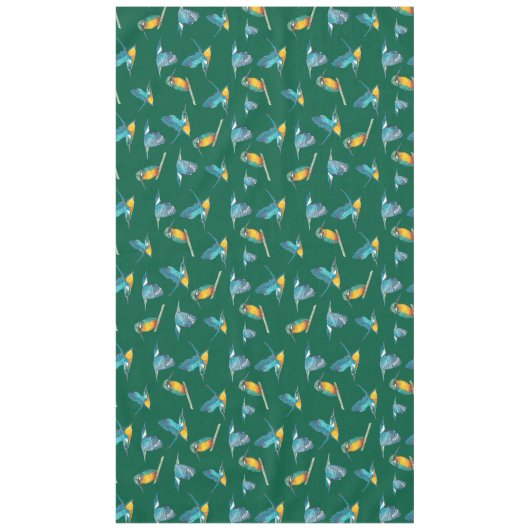 Eisvogel-Muster Leggings テーブルクロス (正面)