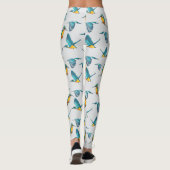 Eisvogel-Muster Leggings レギンス (裏面)