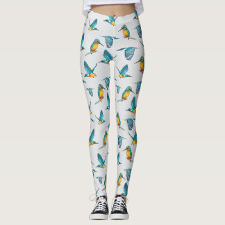 Eisvogel-Muster Leggings レギンス