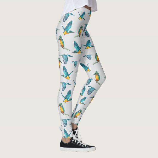 Eisvogel-Muster Leggings レギンス (右)
