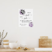 Eitable Photoサイドのサインではないシートを結婚選択 ポスター (キッチン)