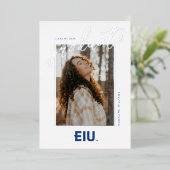 EIUブロックレター 箔招待状 (立ち正面)