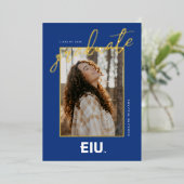 EIUブロックレター 箔招待状 (立ち正面)