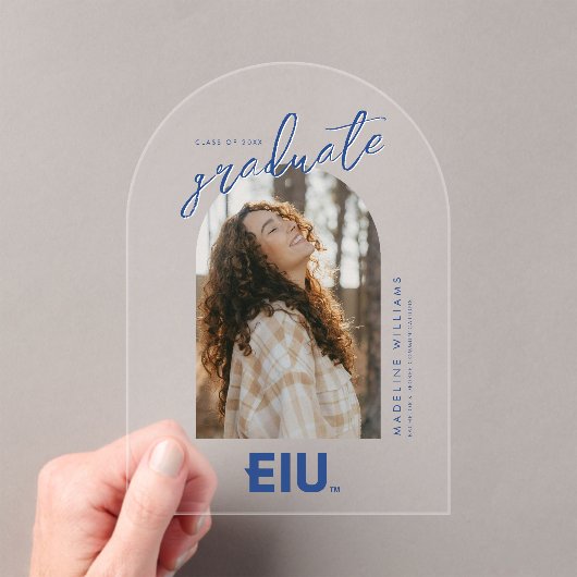 EIUブロック文字 アクリル招待状 (インサイチュ (ポータブル))