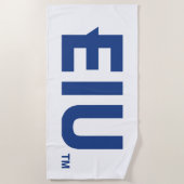 EIUブロック文字 ビーチタオル (正面)