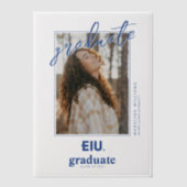 EIUブロック文字 ベラム紙招待状 (正面)