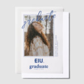 EIUブロック文字 ベラム紙招待状 (オフセット)