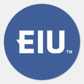 EIUブロック文字 ラウンドシール (正面)
