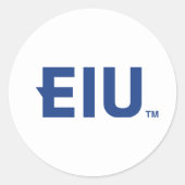 EIUブロック文字 ラウンドシール (正面)