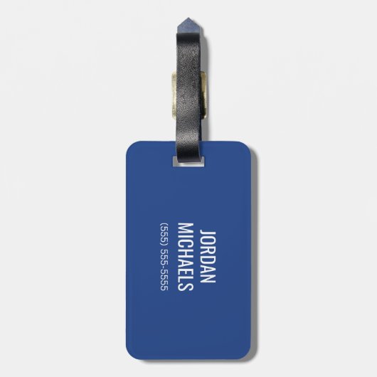 EIUブロック文字 ラゲッジタグ (裏面縦)