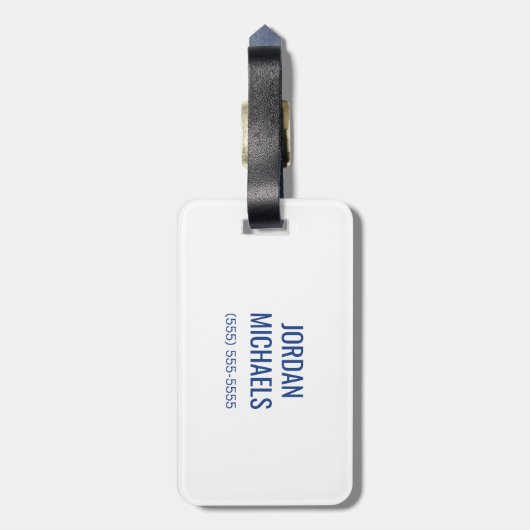 EIUブロック文字 ラゲッジタグ (裏面縦)