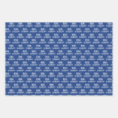 EIUブロック文字 ラッピングペーパーシート (正面2)